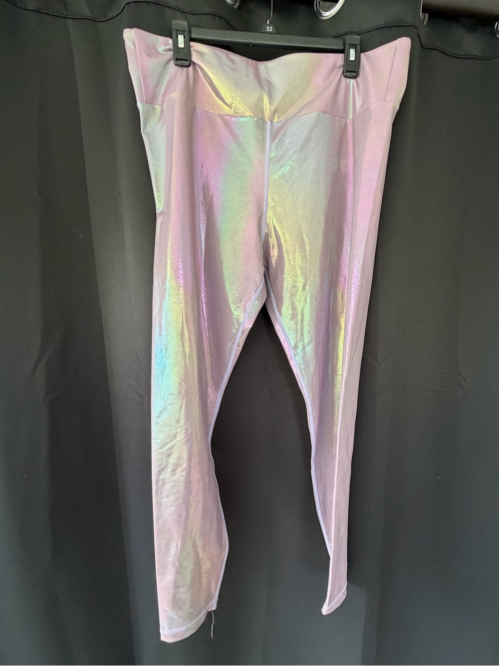 Iridescent Lavender High-Waist Leggings
